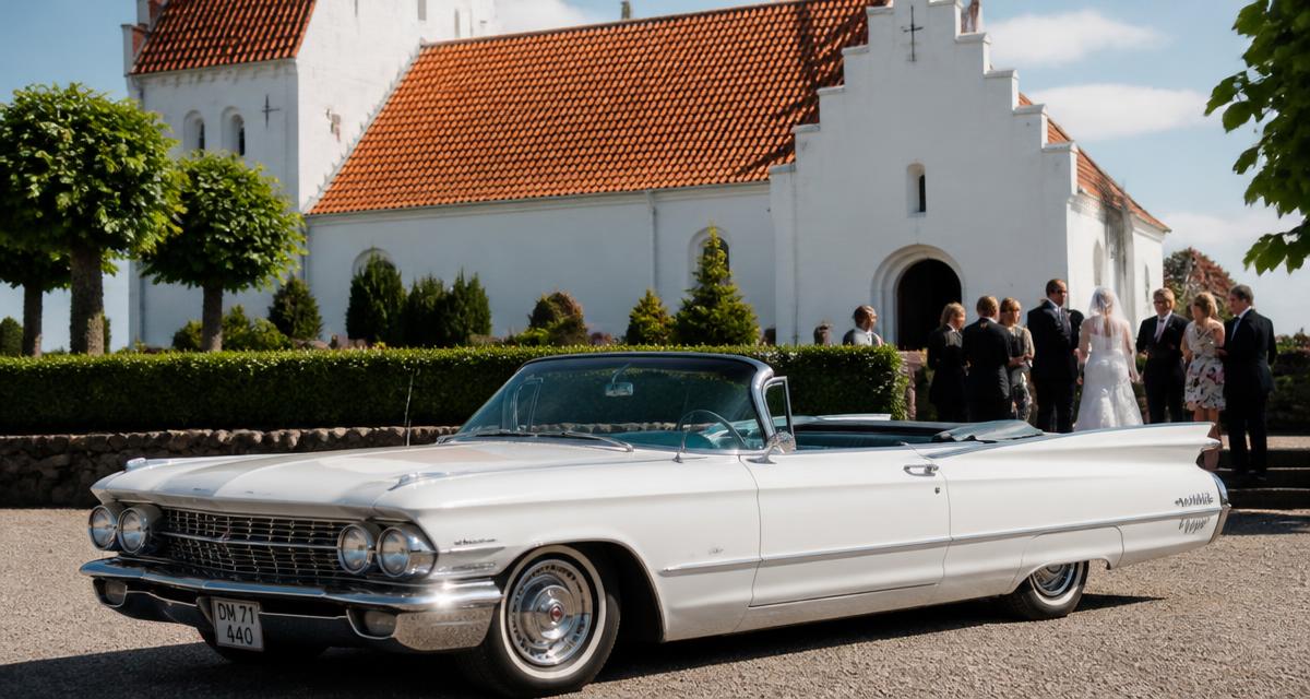 Klassisk amerikansk cabriolet fra 1960'erne